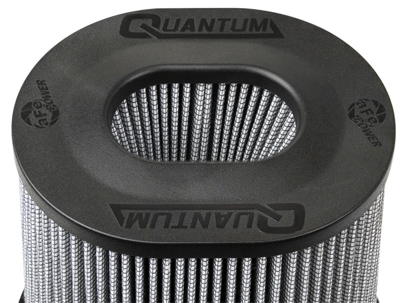 aFe Quantum Pro DRY S Air Filter Inverted Top - 5in Flange x 8in Height - Dry PDS aFe Cold Air Intakes