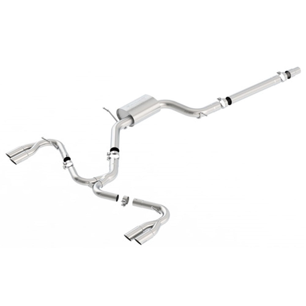 Borla 14-19 Seat Leon Cupra 2.0L AT/MT FWD 4DR Stainless Steel S-Type Catback Exhaust Brushed Tip 140741SB