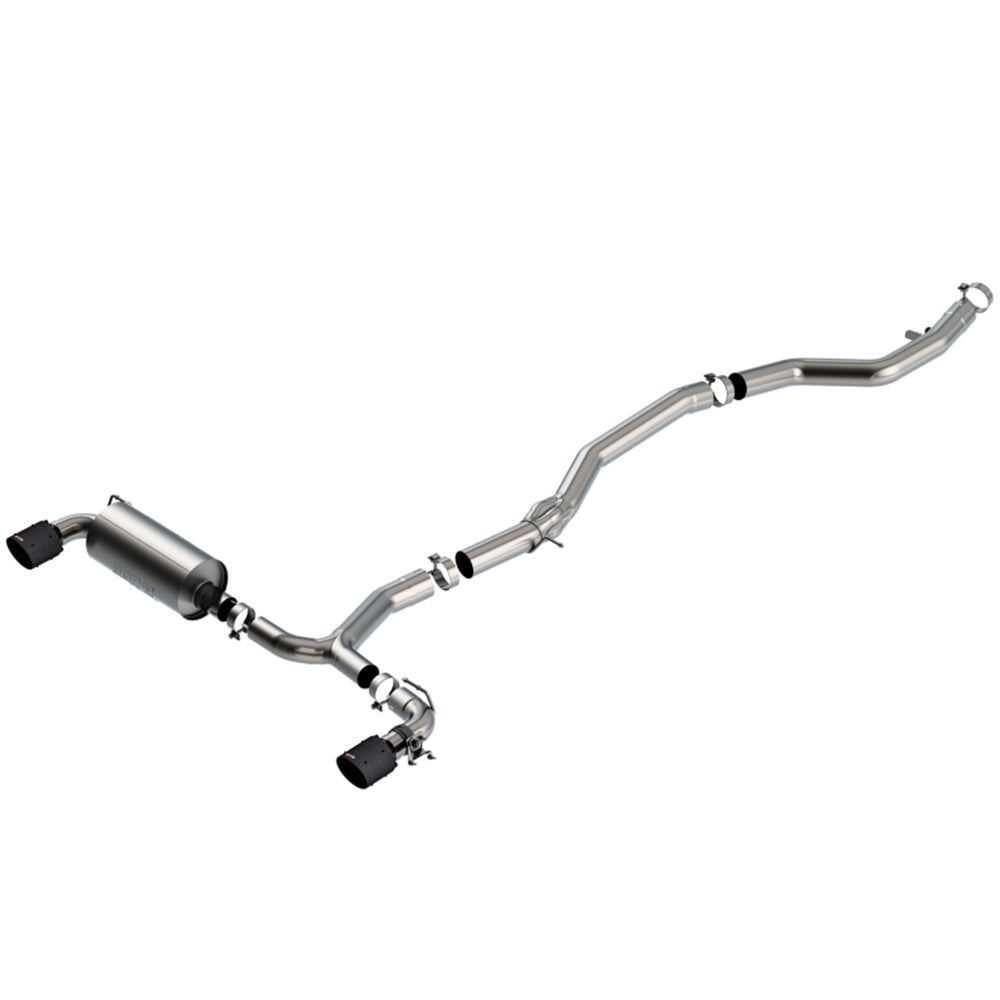 Borla 2020 Toyota Supra GR 3.0L I6 3in ATAK Catback Exhaust - Carbon Fiber Tips 140826CFBA