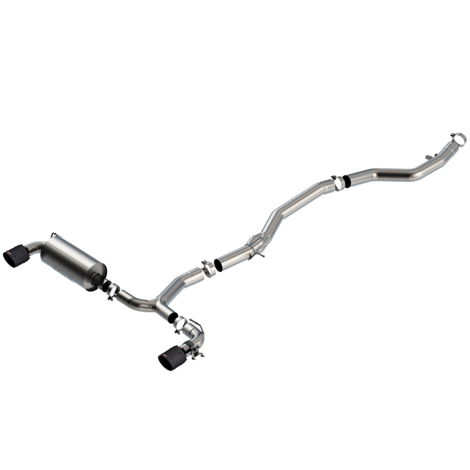 Borla 2020 Toyota Supra GR 3.0L I6 3in ATAK Catback Exhaust - Carbon Fiber Tips 140826CFBA