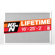 K&N HVAC Filter 16 X 25 X 2 Merv 8 K&N Engineering HVAC Filters