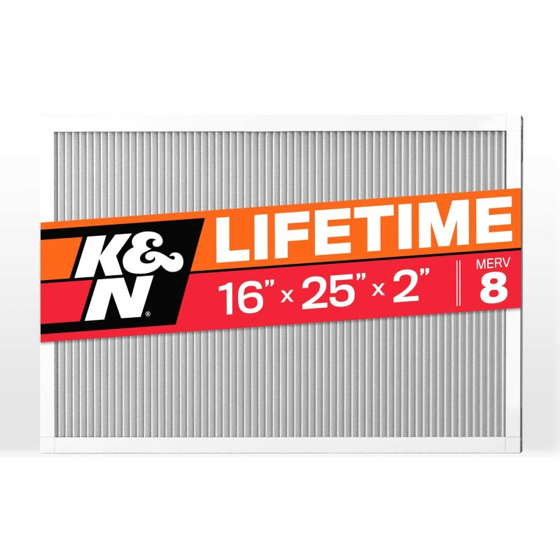 K&N HVAC Filter 16 X 25 X 2 Merv 8 K&N Engineering HVAC Filters