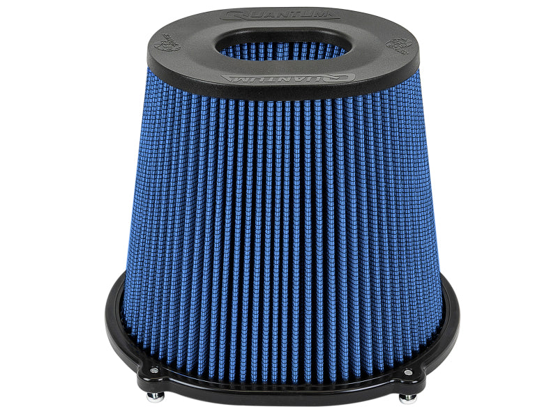 aFe Quantum Pro-5 R Air Filter Inverted Top - 5in Flange x 8in Height - Oiled P5R aFe Cold Air Intakes
