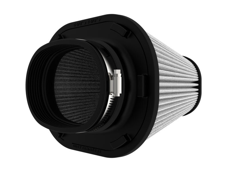 aFe Track Series Intake Pro DRY S Air Filter (6-1/8x4-1/8)IN F x(9-1/4x7-1/4)IN B x(6x4)IN Tx7-1/8IN aFe Air Filters - Universal Fit
