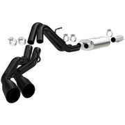 MagnaFlow SYS Cat-Back 10-14 Ford Raptor 6.2L V8 2.5/3in Black Dual Same Side Exit Rear 3.5 Tips Magnaflow Catback