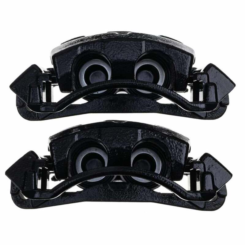 Power Stop 00-05 Ford Excursion Front Black Caliper - Pair w/Bracket PowerStop Brake Calipers - Perf