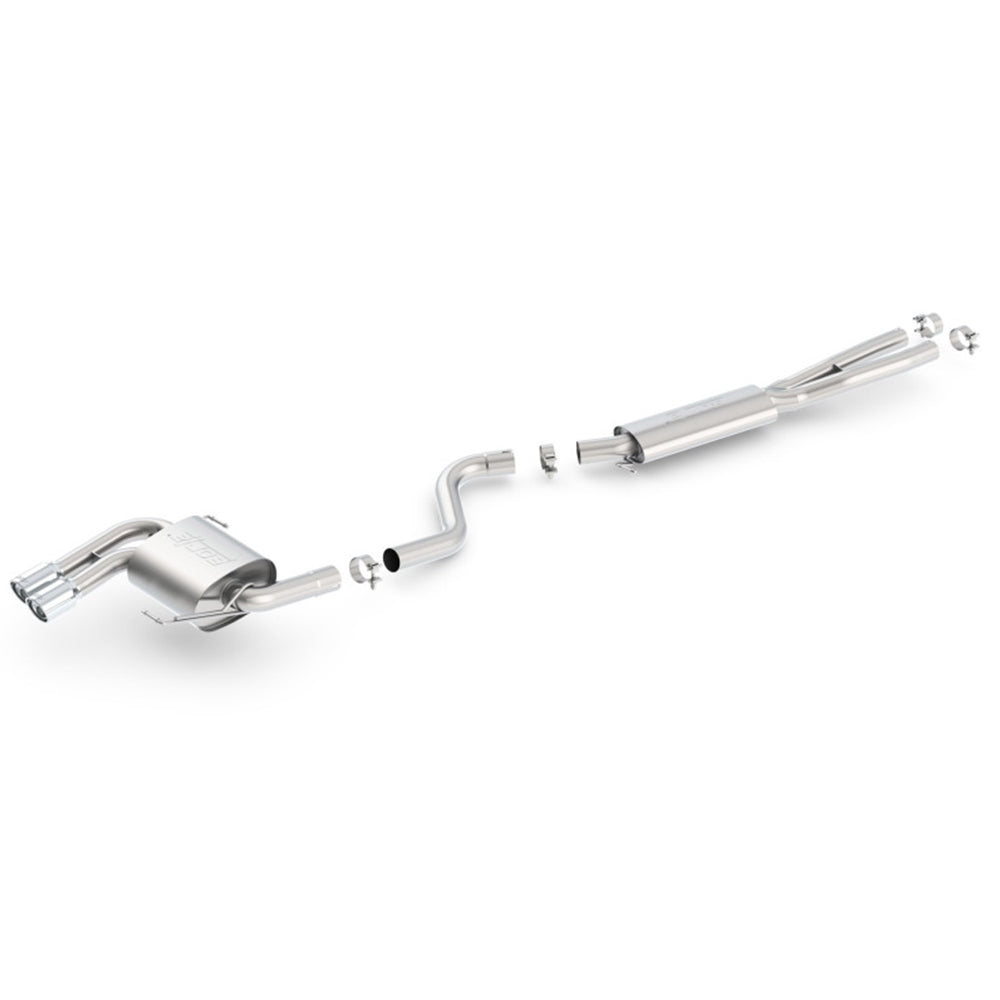 Borla 08-12 BMW 328i Sdm E90 2.0L RWD Dual Left Rear Exit Touring Cat-Back Exhaust 140505