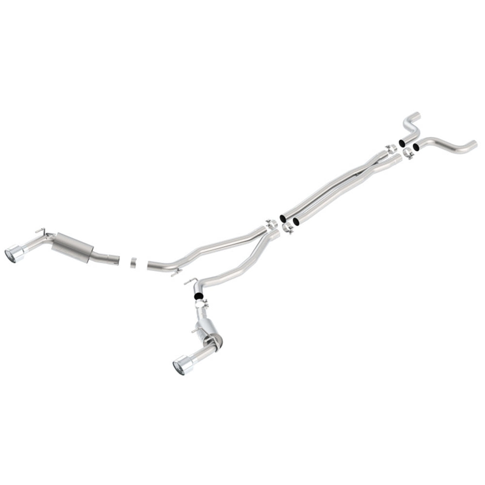 Borla 14-15 Chevy Camaro SS 6.2L V8 Single Split Rear Exit S-Type Catback Exhaust 140530