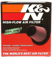 K&N Universal Chrome Filter 6in Flange ID x 7.5in Base OD x 5in Top OD x 6in H K&N Engineering Air Filters - Universal Fit