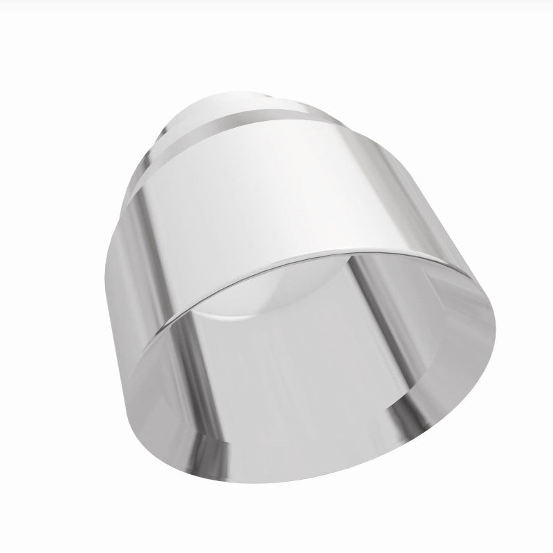 MagnaFlow Tip Stainless Double Wall Round Single Outlet Polished 4.5in DIA 2.5in Inlet 5.75in Length Magnaflow Tips