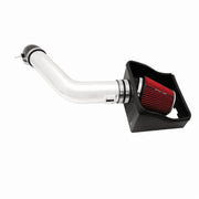 Spectre 09-10 Ford F150 V8-5.4L F/I Air Intake Kit - Polished w/Red Filter Spectre Cold Air Intakes