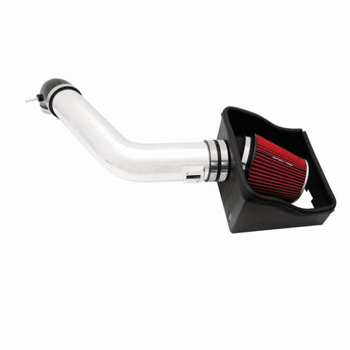 Spectre 09-10 Ford F150 V8-5.4L F/I Air Intake Kit - Polished w/Red Filter Spectre Cold Air Intakes