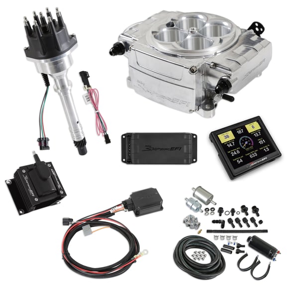 Sniper 2 EFI Bundle with HyperSpark Ignition System 550-510-3PK-SBC HOLLEY EFI Autoparts