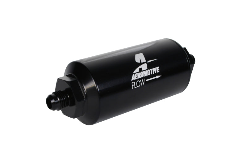 Aeromotive In-Line Filter - (AN-06 Male) 100 Micron Stainless Steel Element Aeromotive Fuel Filters
