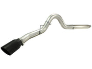 aFe MACHForce XP 5in DPF-Back Stainless Steel Exh Sys, Black tip, Ford Diesel Trucks 08-10 V8-6.4L aFe DPF Back