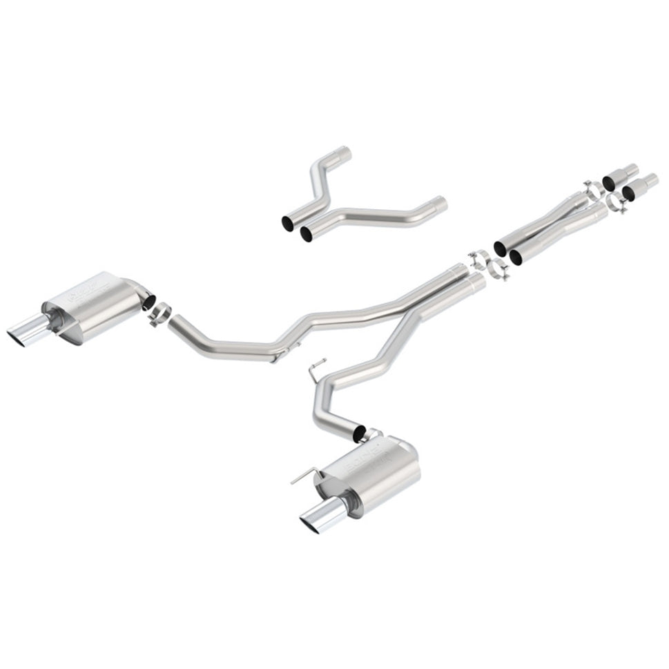 Borla Atak Cat-Back 15-17 Ford Mustang GT 5.0L V8 MT/AT 3in pipe 4in tip 140630