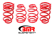 BMR 10-15 5th Gen Camaro V8 Lowering Spring Kit (Set Of 4 Front) - Red BMR Suspension Lowering Springs