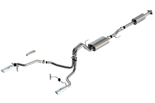 Borla F-150 2021 2.7L/3.5L 4dr CC SB EC STB Lari/King R/Plinum/LTD 3/2.25 SRE CB Touring CHR Tips Borla Catback