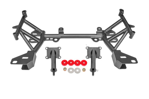 BMR 93-02 4th Gen F-Body K-member Low Mount Turbo LS1 Motor Mounts Standard Rack Mounts - Black BMR Suspension Crossmembers