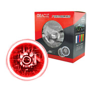 Oracle Pre-Installed Lights 7 IN. Sealed Beam - Red Halo ORACLE Lighting Headlights