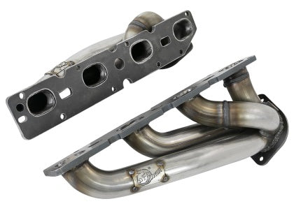 aFe Power Twisted Steel 304SS Shorty Header 09-18 Dodge Challenger / Charger V8-5.7L 48-32021