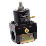 Edelbrock Fuel Pressure Regulator EFI 180 GPH 35-90 PSI -10In/Out -6 Return Black Edelbrock Fuel Pressure Regulators