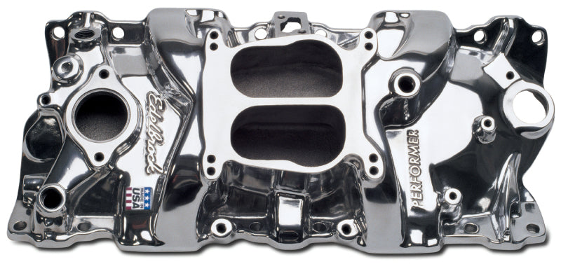 Edelbrock Performer Manifold Polished Edelbrock Intake Manifolds