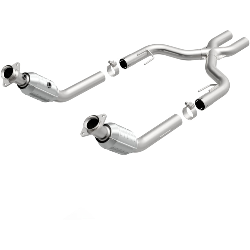 MagnaFlow Direct Fit Catalytic Converter Tru-X Assy 05 Mustang GT Magnaflow Catalytic Converter Direct Fit