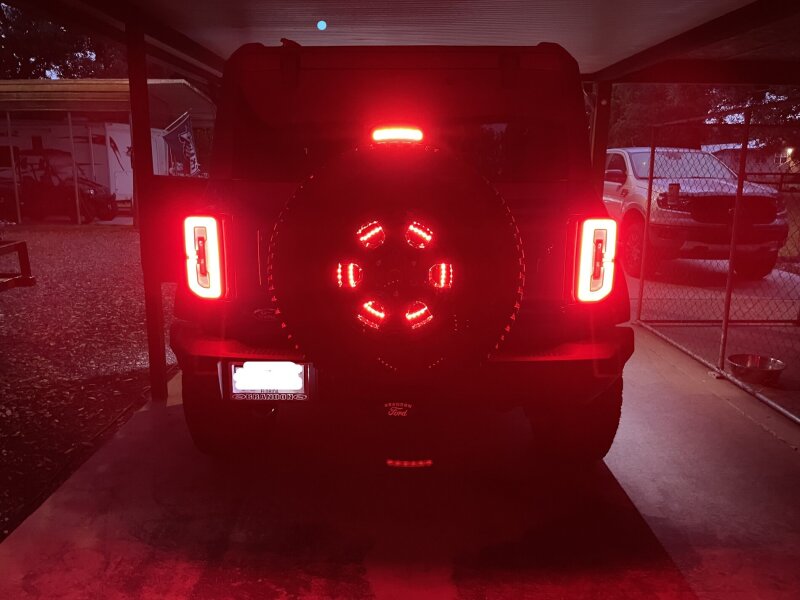Oracle LED Illuminated Wheel Ring 3rd Brake Light - Red ORACLE Lighting Light Strip LED