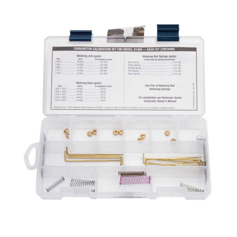 Edelbrock Jet / Rod Kit for 1409 Edelbrock Carburetors