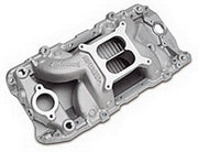 Edelbrock Polished B/B Chevy O-Port RPM Air-Gap Manifold Edelbrock Intake Manifolds