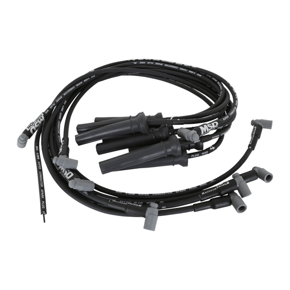 Wire Set, Super Conductor, BB Chevy w/Front Drive & Pro Stock ZR1 Boots 30843 MSD Autoparts