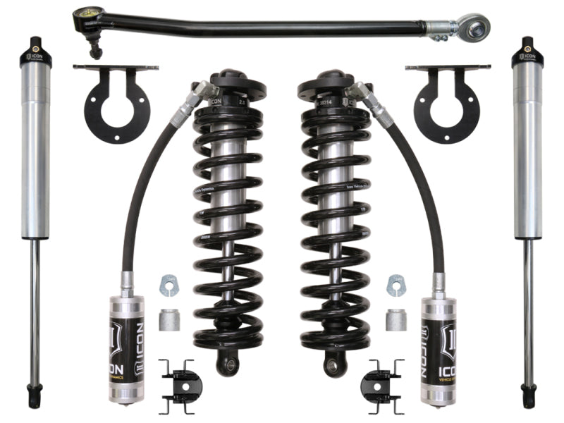 ICON 2017+ Ford F-250/F-350 2.5-3in Stage 2 Coilover Conversion System ICON Coilover Components