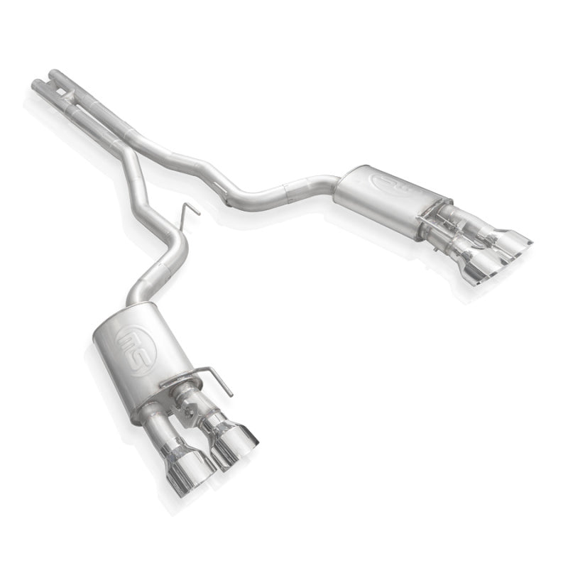 Stainless Works 2020 Ford GT500 Legend Catback H-Pipe Exhaust Factory Connect - Polished Tips Stainless Works Catback