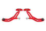 BMR 10-14 Ford Mustang Adj. Lower A-Arms w/ Delrin/Rod End / 18mm Tall Ball Joint - Red BMR Suspension Control Arms