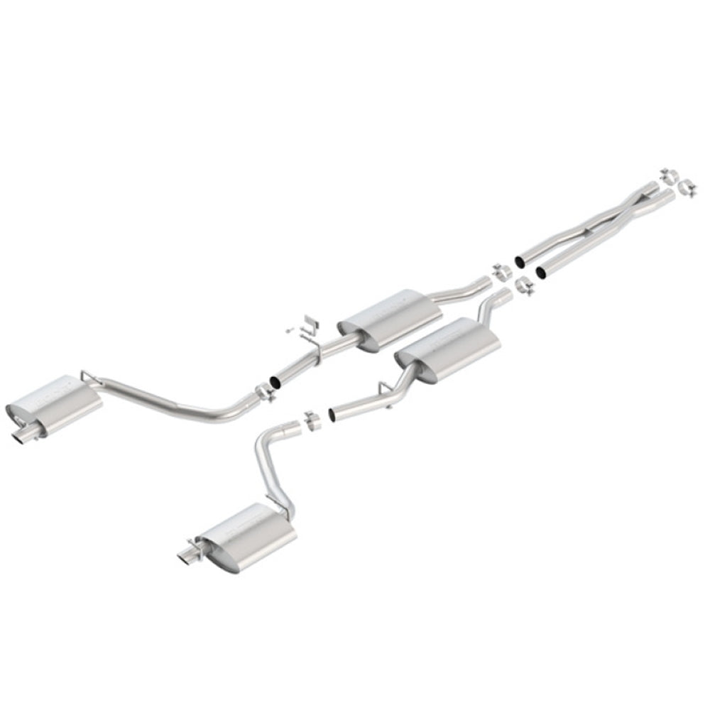 Borla 15-16 Dodge Charger 3.6L V6 S-Type Cat Back Exhaust (Uses Factory Valence) 140685