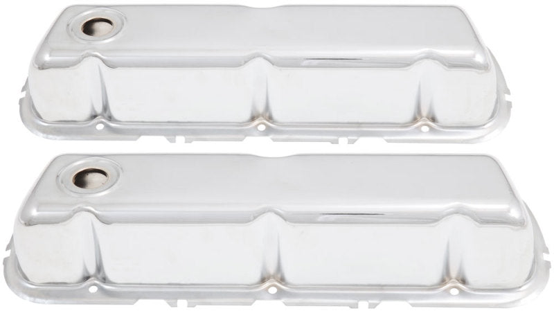 Spectre SB Ford Short Valve Cover Set - Chrome Spectre Valve Covers