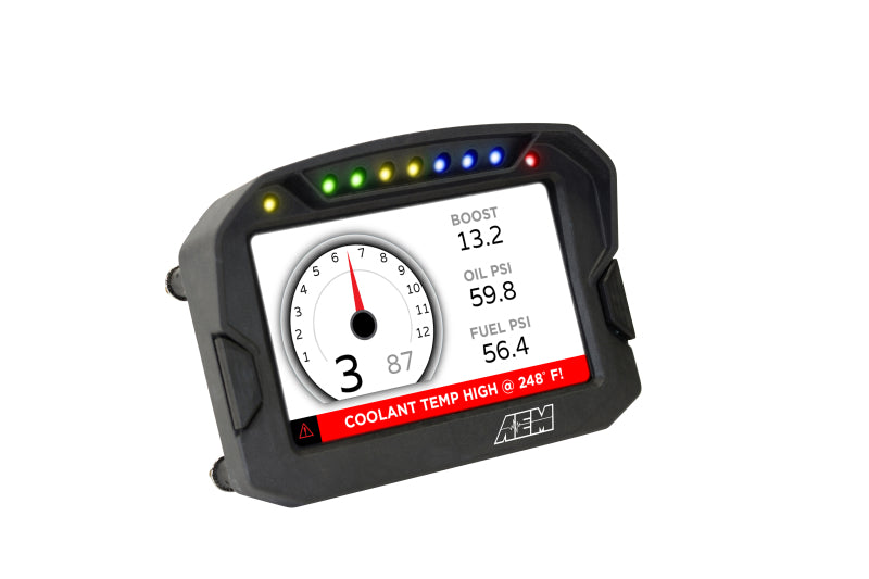 AEM CD-5G Carbon Digital Dash Display w/ Interal 10Hz GPS & Antenna AEM Gauges