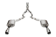 Corsa 24-25 Ford Mustang GT Xtreme 3in Cat-Back Dual Rear Exhaust w/4.5in Straight-Cut Polish Tips CORSA Performance Catback
