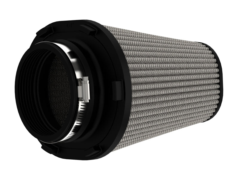aFe Magnum FLOW Pro DRY S Air Filter 4in F (7-3/4x6-1/2)in B (5-3/4x3-3/4)in T x 7in H aFe Air Filters - Universal Fit