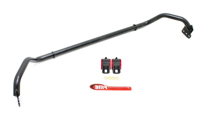BMR 10-12 5th Gen Camaro Front Hollow 29mm Adj. Sway Bar Kit w/ Bushings - Black Hammertone BMR Suspension Sway Bars