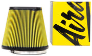 Airaid Universal Air Filter - Cone 6in F x 9x7-1/2in B x 6-3/8x3-7/8in T x 8in H - Synthaflow Airaid Air Filters - Universal Fit