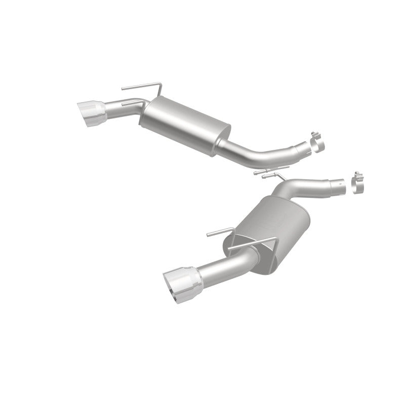 MagnaFlow Street Series Axle Back 14-15 Chevy Camaro 6.2L V8 SS Polished Dual Split Rear Exit Magnaflow Axle Back