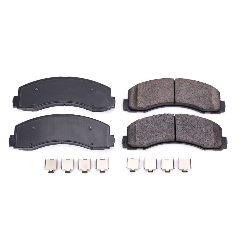 Power Stop 10-19 Ford Expedition Front Z17 Evolution Ceramic Brake Pads w/Hardware PowerStop Brake Pads - OE