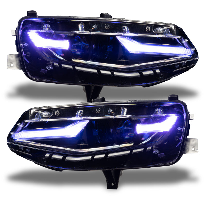 Oracle 19-21 Chevy Camaro LS/LT RGB+A Headlight DRL Kit - ColorSHIFT w/ RF Controller ORACLE Lighting Headlights