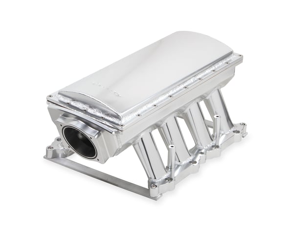Sniper EFI Fabricated Race Intake Manifold - 2011-14 Ford 5.0L Coyote - Silver 833151