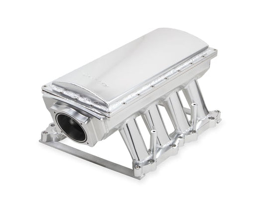 Sniper EFI Fabricated Race Intake Manifold - 2011-14 Ford 5.0L Coyote - Silver 833151 HOLLEY EFI Autoparts