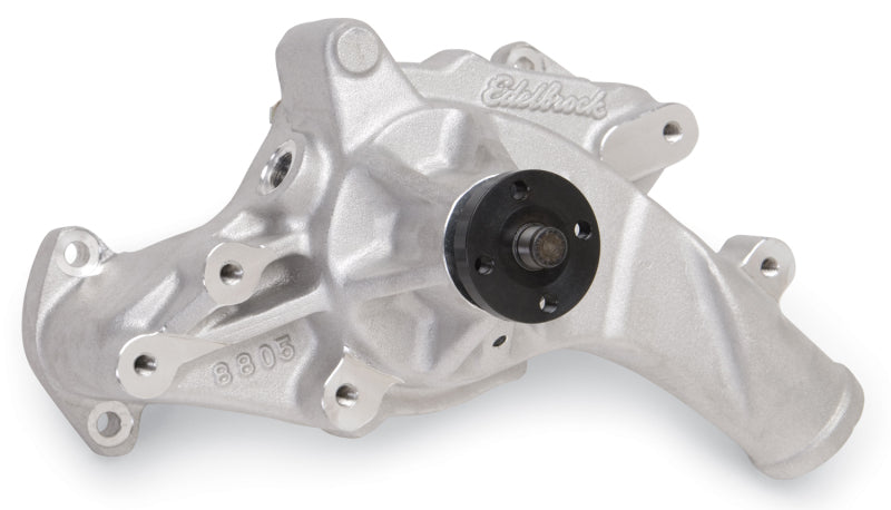 Edelbrock Water Pump High Performance Ford 1965-76 FE V8 Engines Standard Length Satin Finish Edelbrock Water Pumps
