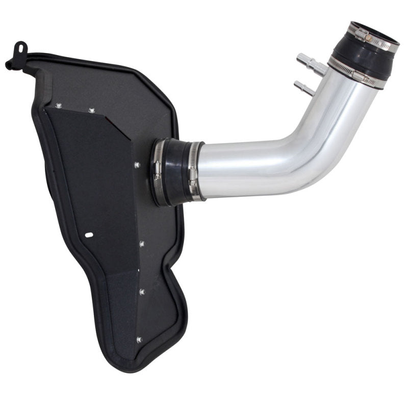 Spectre 15-16 Ford Mustang V6-3.7L F/I Air Intake Kit - Polished w/Red Filter Spectre Cold Air Intakes