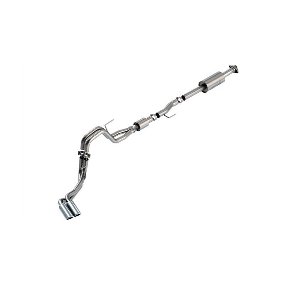 Borla F-150 2021 5.0L 4dr CC SB EC STB Lariat/KR/Platinum/LTD 3/2.25 DSE Cat-Back S-Type CHR Tips 140874